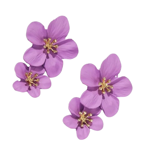 Multicolor Bloom Floral Earrings