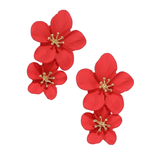 Multicolor Bloom Floral Earrings